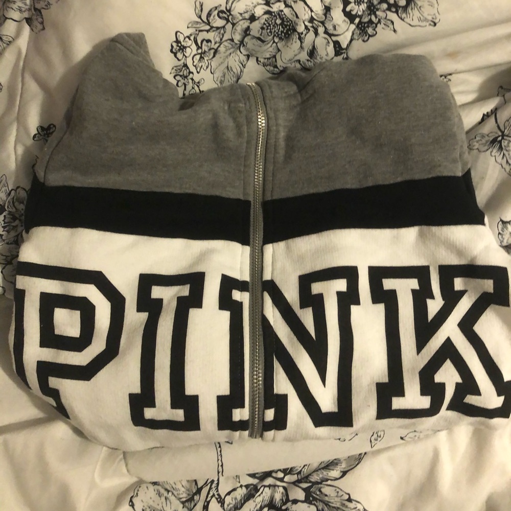 Pink Zip-Up Hoodie